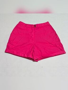 Vintage Tommy Hilfiger Pink Chino Shorts Size 10 Cotton Thailand 90s Y2K